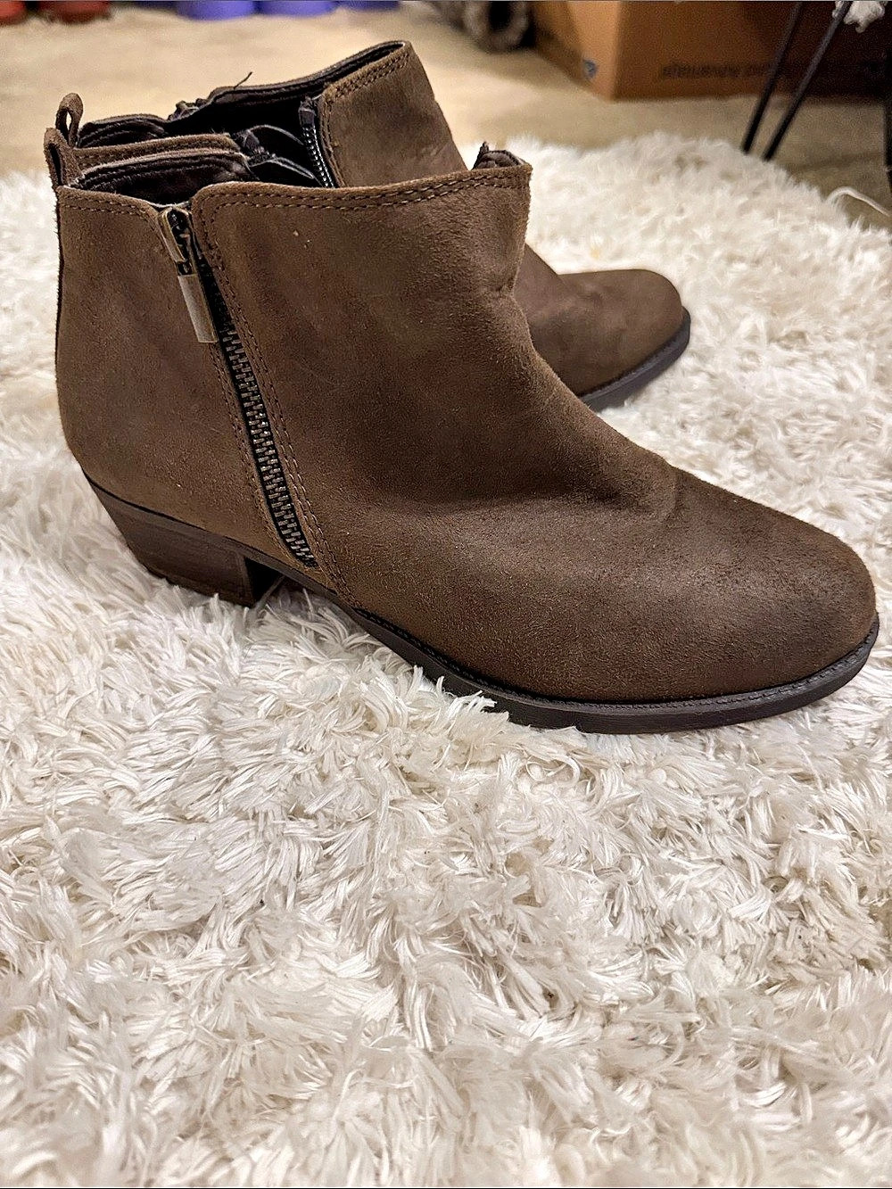 Carlos by Carlos Santana Brown Ankle Boots